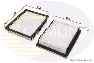 ΦΙΛΤΡΟ ΚΑΜΠΙΝΑΣ COMLINE CU 1006-2 BMW-NI BMW Ε36 3-Serie Compact ,NISSAN NOTE EKF138 64118363274 64312339892 64318363274 64319071933 21601 CU 1006-2 CU10062 CU1006-2 FC546x2 FC546X2 WP6948 64118363274