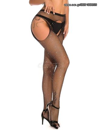 Black Fishnet Diamonds Pantyhose