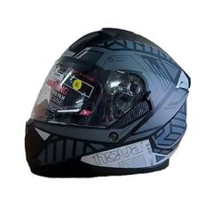 ΚΡΑΝΟΣ FULL FACE N330 STRIPES MATT BLACK/ TITANE| NOVA