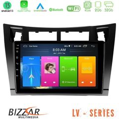 Bizzar LV Series Toyota Yaris 4Core Android 13 2+32GB Navigation Multimedia Tablet 9" (Μαύρο Χρώμα)