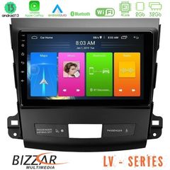 Bizzar LV Series Mitsubishi Outlander/Citroen C-Crosser/Peugeot 4007 4Core Android 13 2+32GB Navigation Multimedia Tablet 9"