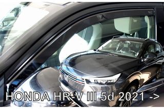 HONDA HRV 5D 2021+ ΖΕΥΓΑΡΙ ΑΝΕΜΟΘΡΑΥΣΤΕΣ ΑΠΟ ΕΥΚΑΜΠΤΟ ΦΙΜΕ ΠΛΑΣΤΙΚΟ HEKO - 2 ΤΕΜ.
