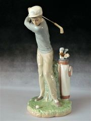 Πορσελάνη Lladro large and heavy Golf Player