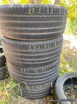 ΜΕΤΑΧΕΙΡΗΣΜΕΝΑ PIRELLI 275/45-21 SC. VERDE A/S ΠΟΛΥ ΚΑΛΑ DOT 5017!!!