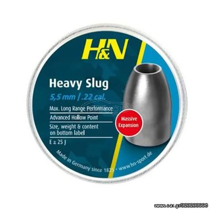 H & N HEAVY SLUGS HP .218/150 (34 grains)