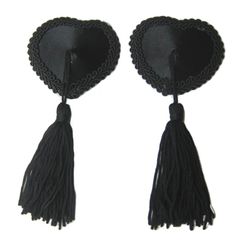 Black Heart Nipple Covers