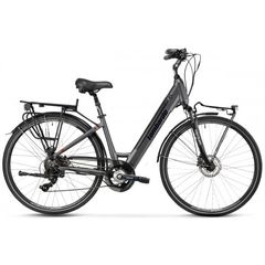 Lombardo '23 Ηλεκτρικό Ποδήλατο Πόλης  Trastevere E-Bike 28" Donna Titanium/Grey Matt