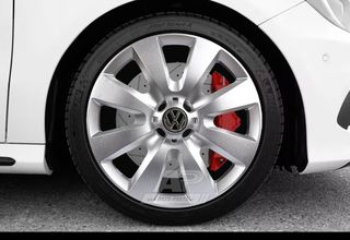 VW Άθραυστα Τάσια AK 14 Ασημί (UP, Polo, Golf, Caddy, Beetle, Bora κα.) (4 τμχ)