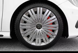 PEUGEOT Άθραυστα Τάσια AK 15" Ασημί (106, 107, 206, 207, 208, 307, 308, Parnter κα.) (4 τμχ)
