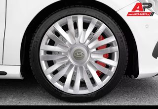 HYUNDAI Άθραυστα Τάσια AK 14" Ασημί (Atos, i10, i20, i30, Getz, Accent κα.) (4 τμχ)