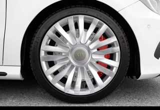 KIA Άθραυστα Τάσια AK 14 Ασημί (Ceed, Stonic, Rio κα.) (4 τμχ)