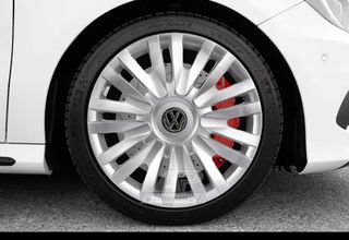 VW Άθραυστα Τάσια AK 14 Ασημί (UP, Polo, Golf, Caddy, Beetle, Bora κα.) (4 τμχ)