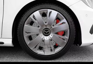 MAZDA Άθραυστα Τάσια AK 15 Ασημί ( 2, 3, Demio κα.) (4 τμχ)