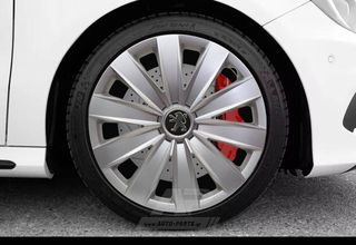 PEUGEOT Άθραυστα Τάσια AK 16" Ασημί (106, 107, 206, 207, 208, 307, 308, Parnter κα.) (4 τμχ)