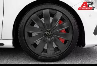 OPEL Άθραυστα Τάσια AK 15" Μαύρα (Corsa, Astra, Agila, κα.) (4 τμχ)