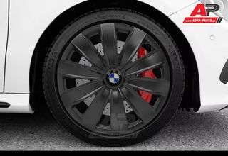 BMW Άθραυστα Τάσια AK 16" Μαύρα (Σειρά 1, Σειρά 3 κα.) (4 τμχ)