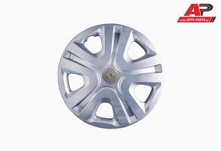 RENAULT Άθραυστα Τάσια AK 13 Ασημί (Clio, Megane, Twingo, Kangoo κα.) (4 τμχ)-thumb-1