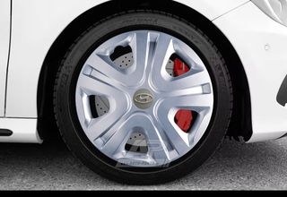 HYUNDAI Άθραυστα Τάσια AK 14 Ασημί (Atos, i10, i20, i30, Getz, Accent κα.) (4 τμχ)