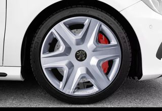 PEUGEOT Άθραυστα Τάσια AK 16" Ασημί (106, 107, 206, 207, 208, 307, 308, Parnter κα.) (4 τμχ)