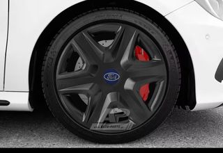 FORD Άθραυστα Τάσια AK 14 Μαύρα (KA, Fiesta, Focus, Transit κα.) (4 τμχ)