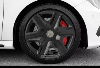 DACIA Άθραυστα Τάσια AK 15 Μαύρα (Sundero, Duster, Logan κα.) (4 τμχ)