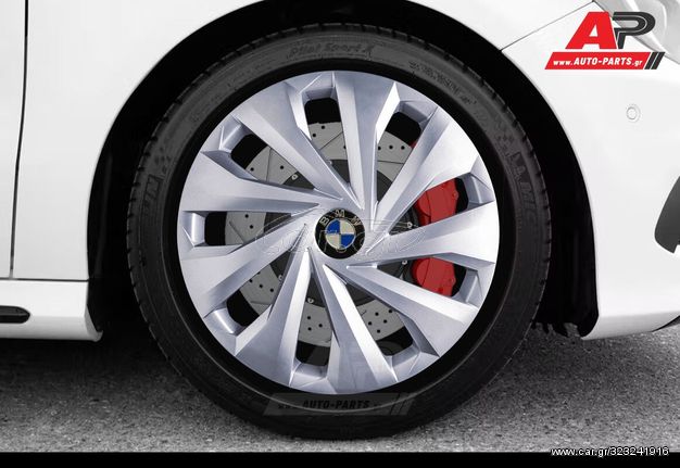 BMW Άθραυστα Τάσια AK 15" Ασημί (Σειρά 1, Σειρά 3 κα.) (4 τμχ)