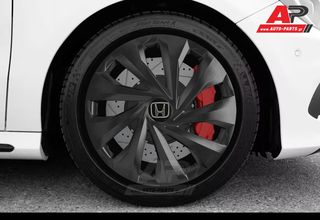 HONDA Άθραυστα Τάσια AK 15" Μαύρα (Jazz, Civic, H-RV κα.) (4 τμχ)