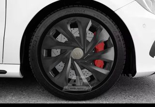 KIA Άθραυστα Τάσια AK 14 Μαύρα (Ceed, Stonic, Rio κα.) (4 τμχ)