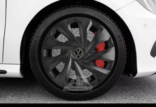 VW Άθραυστα Τάσια AK 14 Μαύρα (UP, Polo, Golf, Caddy, Beetle, Bora κα.) (4 τμχ)
