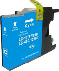 BROTHER ΣΥΜΒΑΤΟ INK LC1240/LC1280XL CYAN(18.5ml)(28-40g) για : BROTHER MFC-J6510DW / MFC-J6710DW / MFC-J6910DW BROTHER MFC-J280W / J425W / J430W / J435W / J625DW / J825DW / J835DW / J5910DW / J6510DW