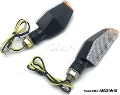 ΦΛΑΣ  ΜΑΥΡΟ LED SHARK ΣΕΤ 