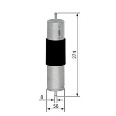 ΦΙΛΤΡΟ ΚΑΥΣΙΜΟΥ BOSCH 0450906463
