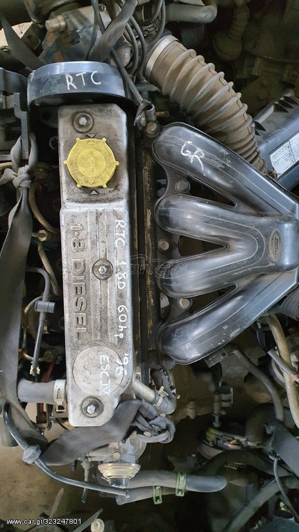 ΚΙΝΗΤΗΡΑΣ FORD ESCORT 1.8D 60HP ΚΩΔΙΚΟΣ RTC.