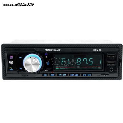 1 DIN Radio USB, SD, Bluetooth A2DP (μεταφορά μουσικών κομματιών μέσω bluetooth) 