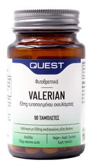 Quest Valerian 83mg Extract 90 Tabs Για την Αϋπνία - Χαλάρωση