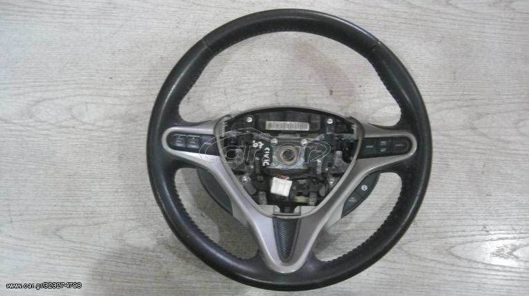 Δερμάτινη στεφάνη τιμονιού με χειριστήρια από Honda Civic 2006-2012
