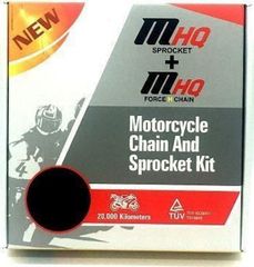 MHQ Σετ Γρανάζια (Ενισχυμένη) Αλυσίδα (15-40-428104L) για Honda Astrea Supra 100 