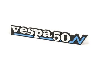 Σήμα Πλαινό "vespa50N" OEM QUALITY Για Vespa PK50 N