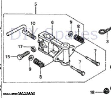 HONDA F510 ΒΑΣΗ ΠΟΔΑΡΙΚΟΥ ΓΝΗΣΙΑ 80150 708 000