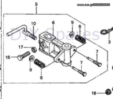 HONDA F510 ΒΑΣΗ ΠΟΔΑΡΙΚΟΥ ΓΝΗΣΙΑ 80150 708 000