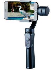 3-Axis Gimbal Selfie Stick Single Handheld Stabilizer for Phone Gimbal Smartphone VS52 Black ΟΕΜ