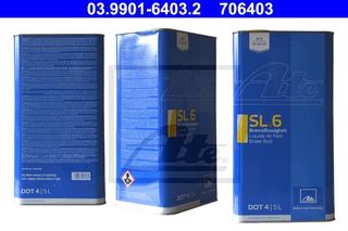 ATE SL6 DOT 4 ΥΓΡΟ ΦΡΕΝΩΝ  5L  03990164032