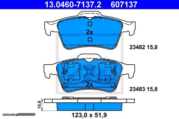 ΣΕΤ ΤΑΚΑΚΙΑ ΠΙΣΩ  13046071372 44060AV625 44060AV725 44060BA00F 7701206609 7701207996