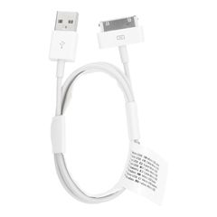 Καλώδιο USB για iPhone 30-pin (iPhone 4) 1A C606 λευκό 1 μέτρο