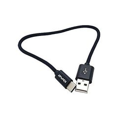 AWEI FAST DATA CABLE CL-85 TYPE-C 30CM BLACK