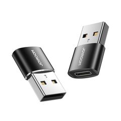 Προσαρμογέας Joyroom από USB Type C (Female) σε USB (Αρσενικό) μαύρο (S-H152 Μαύρο)