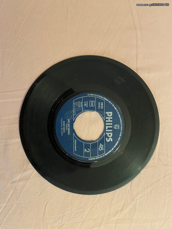 BARRY WHITE/Δίσκος 45 στροφών 