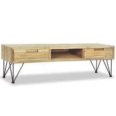 Έπιπλο Τηλεόρασης 120 x 35 x 35 εκ. από Μασίφ Ξύλο Teak 244575
