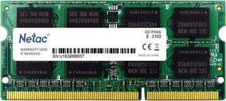 Netac μνήμη DDR3L SODIMM 8GB, 1600MHz, CL11 - (NTBSD3N16SP-08)