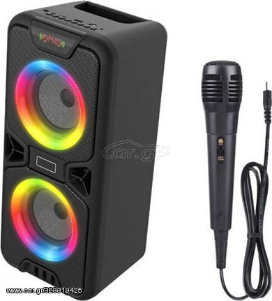 Manta Bluetooth Karaoke Speaker Rms 30W With Microphone - (SPK816)